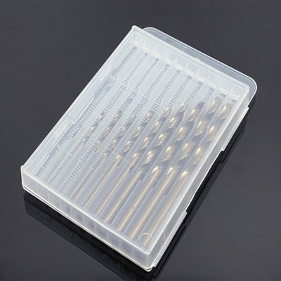 Reinforced Thick Plastic Tool Storage Box Case For Drill Bits And Accessories