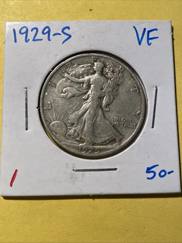 1929-S Walking Liberty Half VF