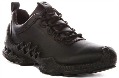Ecco Biom Aex Low sportliche Damen-Schnürschuhe aus Neopren in Schwarz UK 4   8