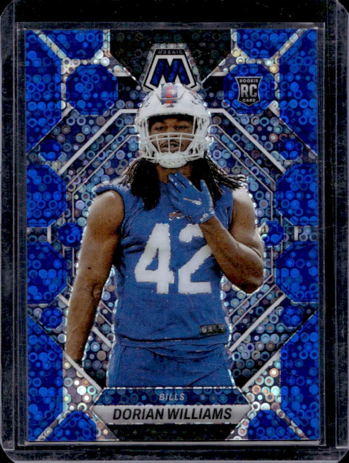 Dorian Williams Panini Mosaic #317 Blue No Huddle