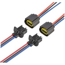 9008 H13 Socket 3 PIN Male  Female Wiring Socket H13LL Headlight Adapter