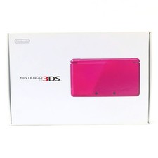 Nintendo 3DS Glanz Rosa Konsole Stylus Japanisch CTR-001 mit BOX