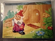 Łazienka Krasnolud 1991 Jajko niespodzianka Puzzle Narożnik D NIESPODZIANKA
