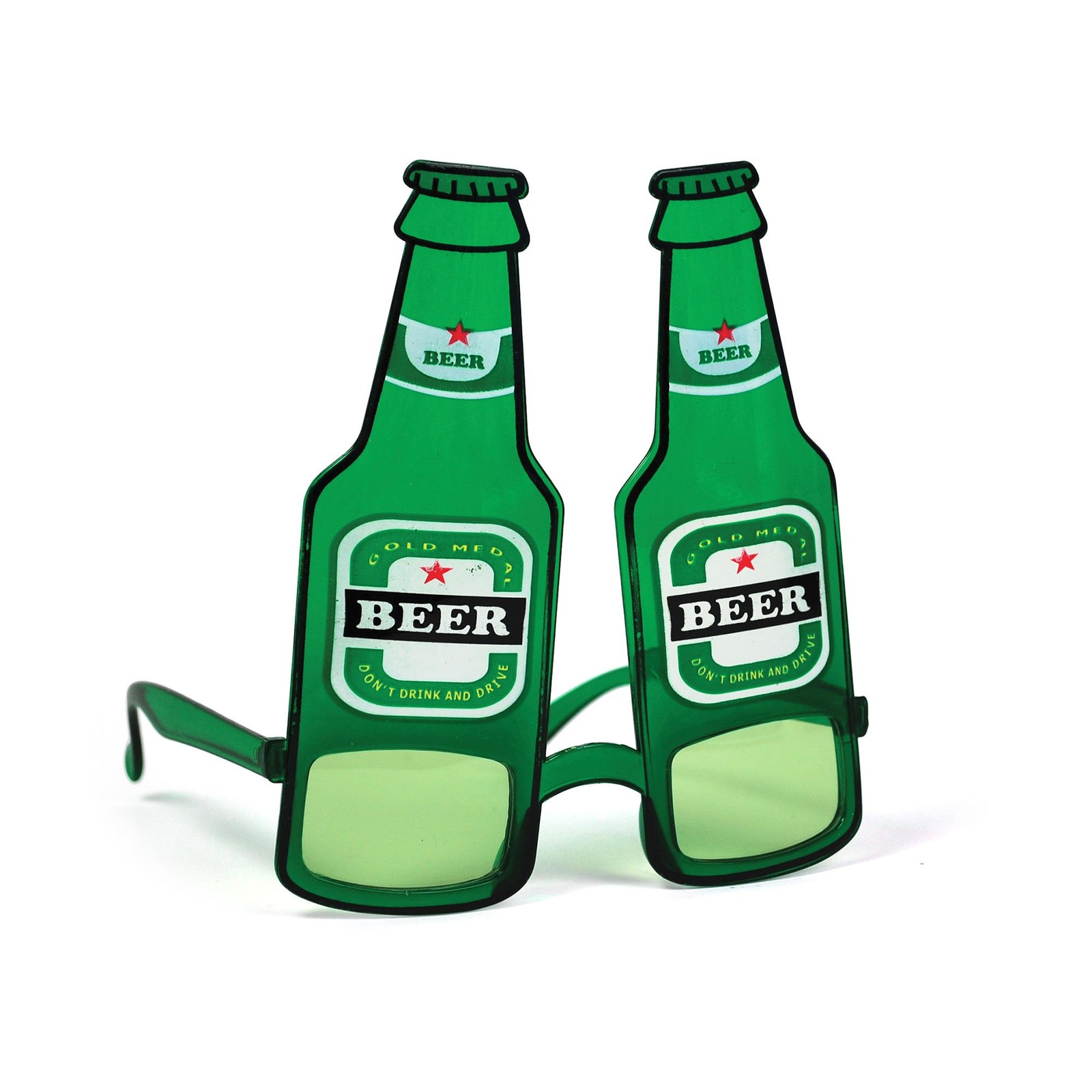 Bristol Novelty BA278 Beer Bottle Glasses Unisex-Adult One Size 1990₽
