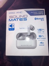 SoundMates Pro ANC Wireless Earbuds Bluetooth 5.0 Active Noise Cancelling