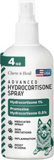 Hydrocortisone Spray for Dogs - 4 oz Dog Anti Itch Spray for Irritated Skin, Hot