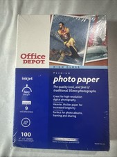 premium high gloss photopaper 4" X 6" 100 sheets Inkjet 69 lbs., 10.25 mils 735
