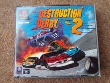 Thumbnail of ebay&reg; auction 327193738166 | Destruction Derby 2 PS1 Sony PlayStation 1 BIG BOX Version mit Handbuch