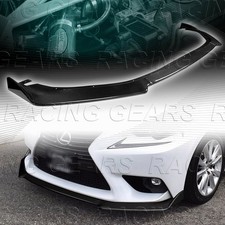 Jdm Real Carbon Fiber Front Bumper Body Kit Lip Fit 14-16 Lexus Is250 Is350 Base