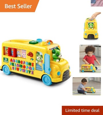 Phonics Fun Animal Bus - 26 Letter Buttons for Interactive Learning
