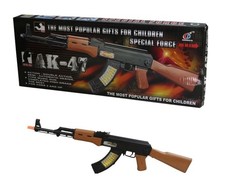 Kombat UK Army Force AK-47 Toy Gun Battery Powered Assault Rifle Machine Gun