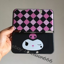 Kawaii Pink Black Checker Skull Girl For Nintendo New 3DS XL/LL Protective Cover