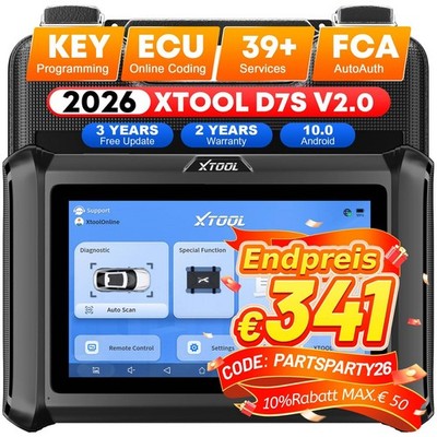 XTOOL D7S Auslesegerät KFZ OBD2 Diagnosegerät Auto Scanner All System ECU Coding