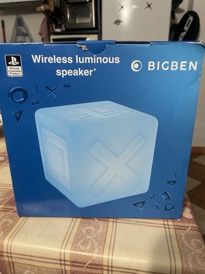 BIGBEN PlayStation Wireless 15W Leuchtender Bluetooth Lautsprecher Offiziell Neu