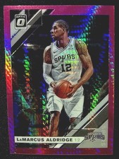 LaMarcus Aldridge 2019 Panini Donruss Optic #147 Hyper Pink Prizm Spurs 