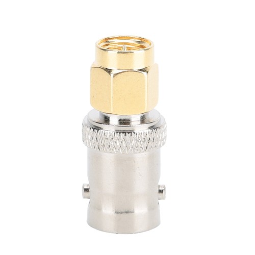 4pcs Gold And Silver Nickel Plated Brass BNC Female To SMA Male Adapter Conn NDE - Zdjęcie 6 z 9