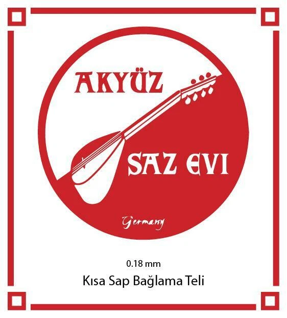 🎶Kisa Sap Tel 0,18 Saz / Baglama / Teli / Cuerdas / Cuerda AKYÜZ SAZ EVI