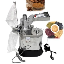 Water-cooling Herb Grain Grinder Hammer Crusher Continuous Feeding Fine Miling