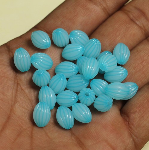 10x8mm Acrylic Beads Oval - Picture 6 of 33