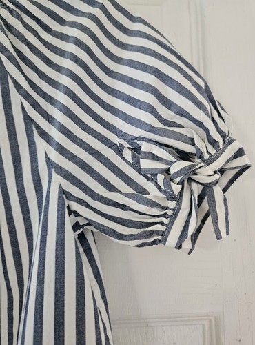 CRAZY 8 LITTLE GIRLS 7-8 SHORT SLEEVE BUTTON UP FRONT DRESS - Picture 3 of 6