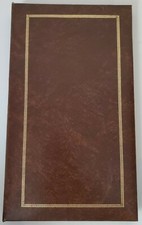 Black's Photograph Album Brown Gold Holds Flip Out Pages 60 Photos P3046 Vintage