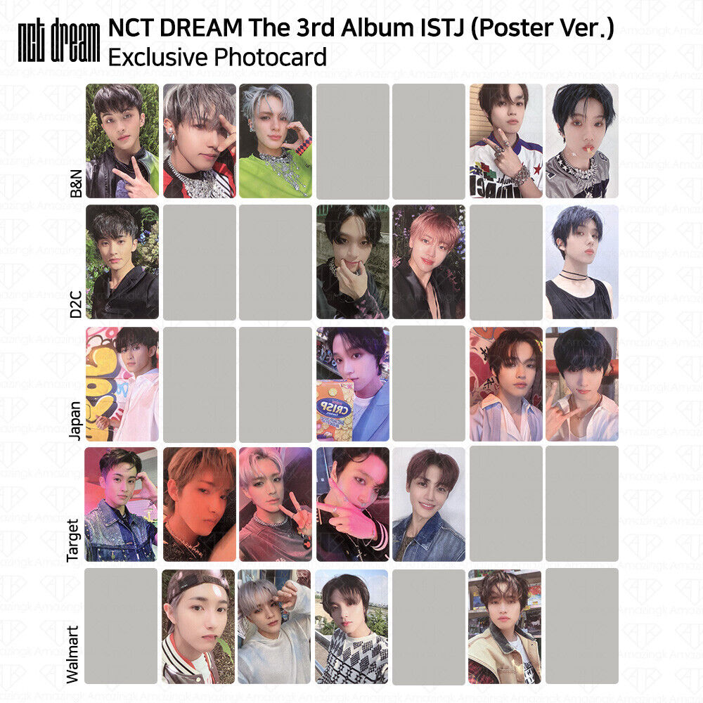NCT DREAM The 3rd Album ISTJ B&N D2C Japan Target Walmart NCT DREAM The 3rd Album ISTJ B&N D2C Japan Target Walmart
