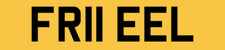 FRIEL FREIL FRIELL PRIVATE NUMBER PLATE FOR SALE FR11 EEL CHERISHED REGISTRATION