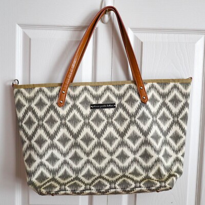 Petunia Pickle Bottom Downtown Tote Diaper Bag Boho w/ Diaper Pad & Wipes Box