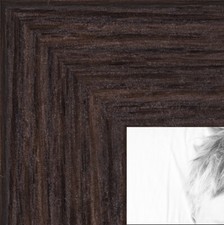 ArtToFrames Picture Frame Custom 1" Verlinga Brown Wood 4656 Small