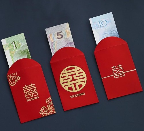 20PCS Mini Red Envelopes Chinese Wedding Lucky Money Packets Double Happiness - Picture 4 of 9
