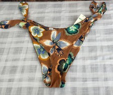 Aerie Cheekiest Bikini Bottom Size Large Floral