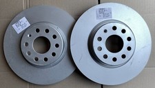 VW GOLF T-ROC AUDI A3 SKODA KAROQ GENUINE FRONT VENTED BRAKE DISCS PAIR 312X25mm