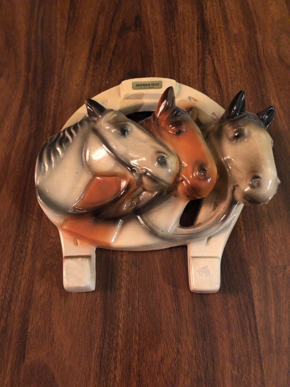 Vintage Souvenir Plaster Horse Head Wall Hanging eBay