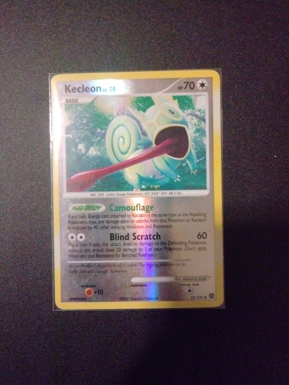 Kecleon - 52/132 - Uncommon Reverse Holo NM, English Pokemon Secret Wonders 