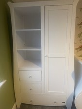 Tutti Bambini sleigh cot bed (‘Louis’) and wardrobe (‘Lucas/Katie’) 