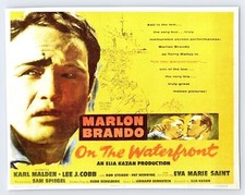 MARLON BRANDO ON THE WATERFRONT MOVIE POSTER 4