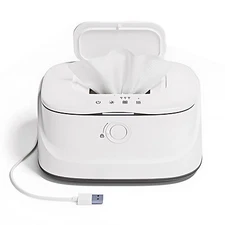 Large Capacity  Wipe Warmer with 3  and 3 Brightness Night Q7H1