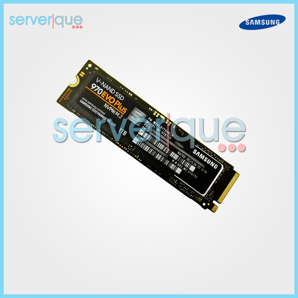 Samsung MZ-V7S1T0 970 EVO Plus 1TB PCIe NVMe M.2 2280 Internal