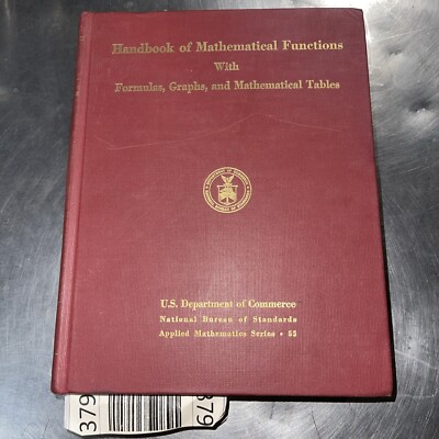 Handbook of Mathematical Functions With Formulas, Graphs and Mathematical Tables
