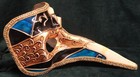 Venetian 10-3/4" Long Nose Carnival Masquerade Paper Mache Mask Made in Italy — photo 3