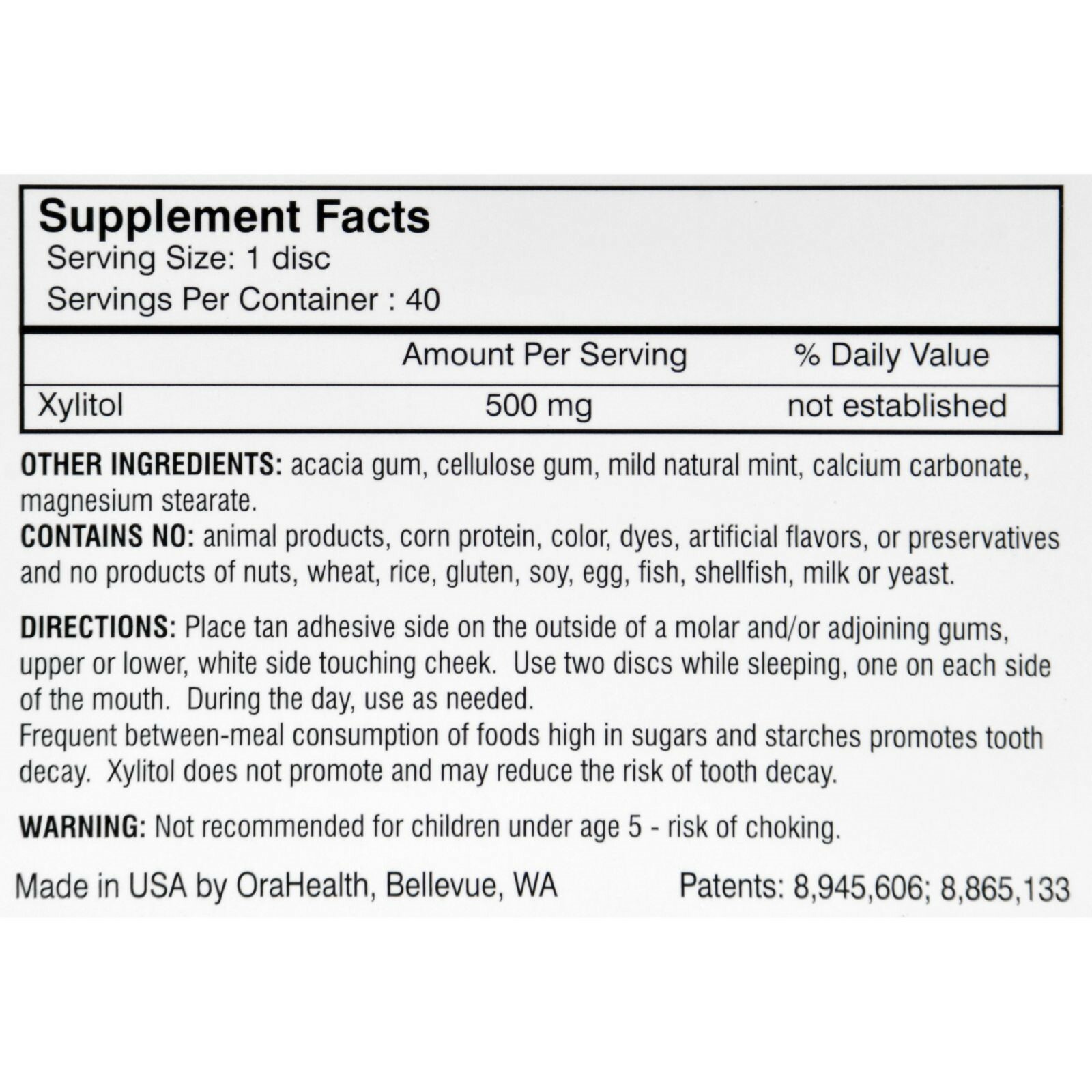 Xylimelts Dry Mouth Discs MILD MINT 40ct ( 3 pack ) 120 tabs! NEW LOOK