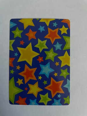 Rainbow Bright Little Stars Object Abstract Art Pattern 1x Playing Swap Card