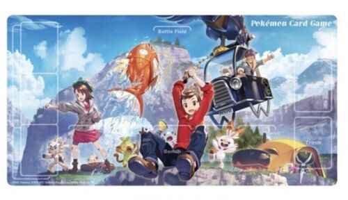 Pokemon Card Game Sword & Shield Rubber Play Mat Set Masaru & Yuri (USA Seller) - Picture 3 of 5