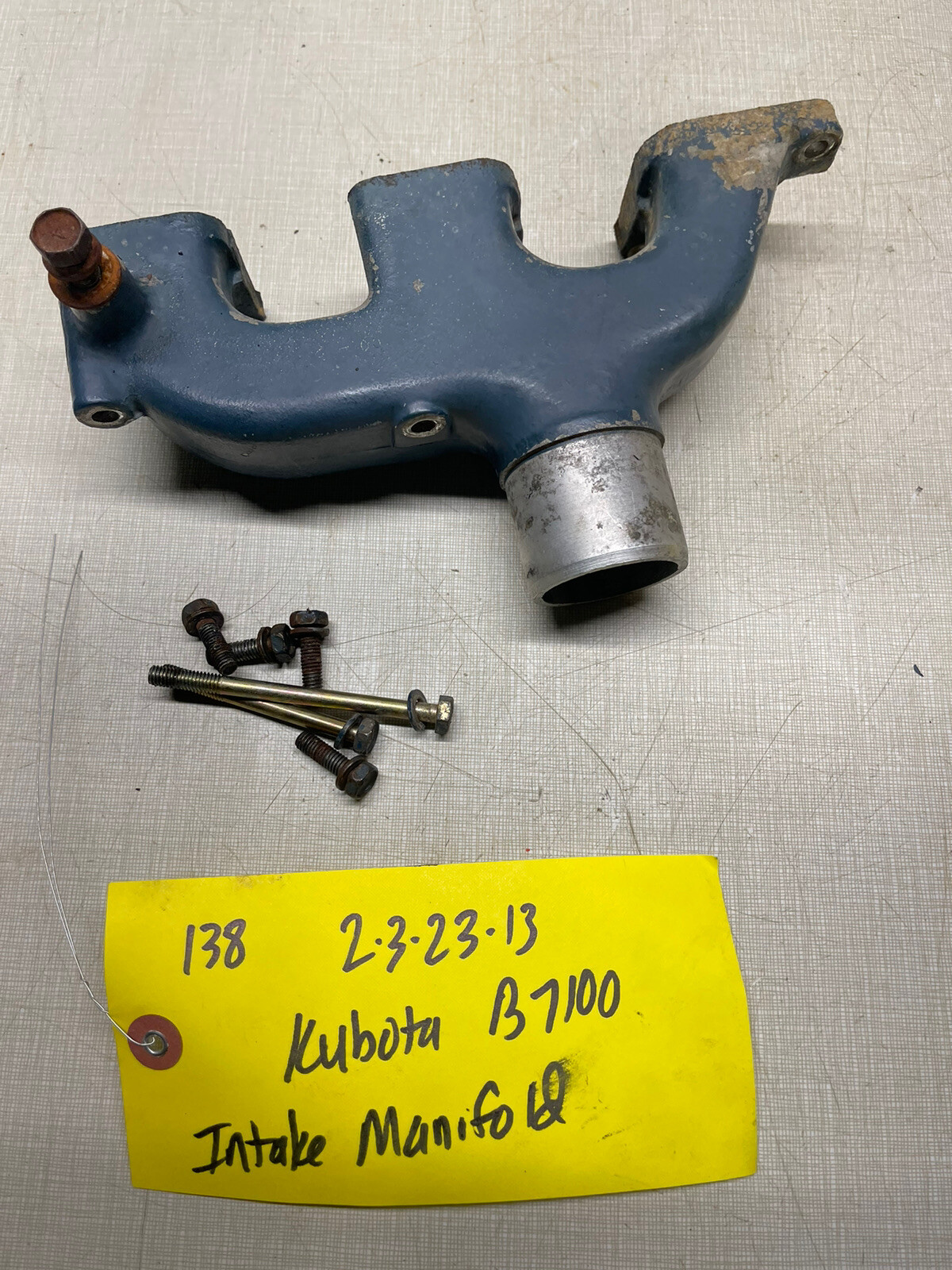 Kubota B7100 Tractor D750 Engine Intake Manifold Inox Wind