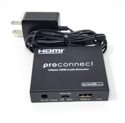 Pro Connect 18 Gpbs HDMI Audio Extractor EX-HDA4K