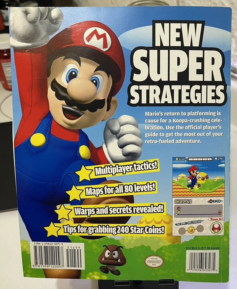 New Super Mario Bros. (DS) Nintendo Power Guía Oficial Foto 2 de 4