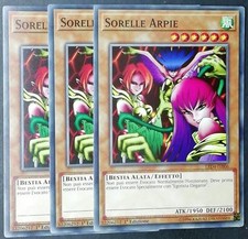 Set 3 Carte : SORELLE ARPIE Comune in Italiano LED4-IT006 YUGIOH