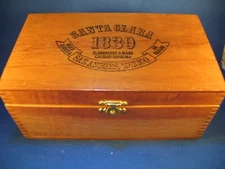 VINTAGE SANTA CLARA 1830  MEXICO  Wood cigar box