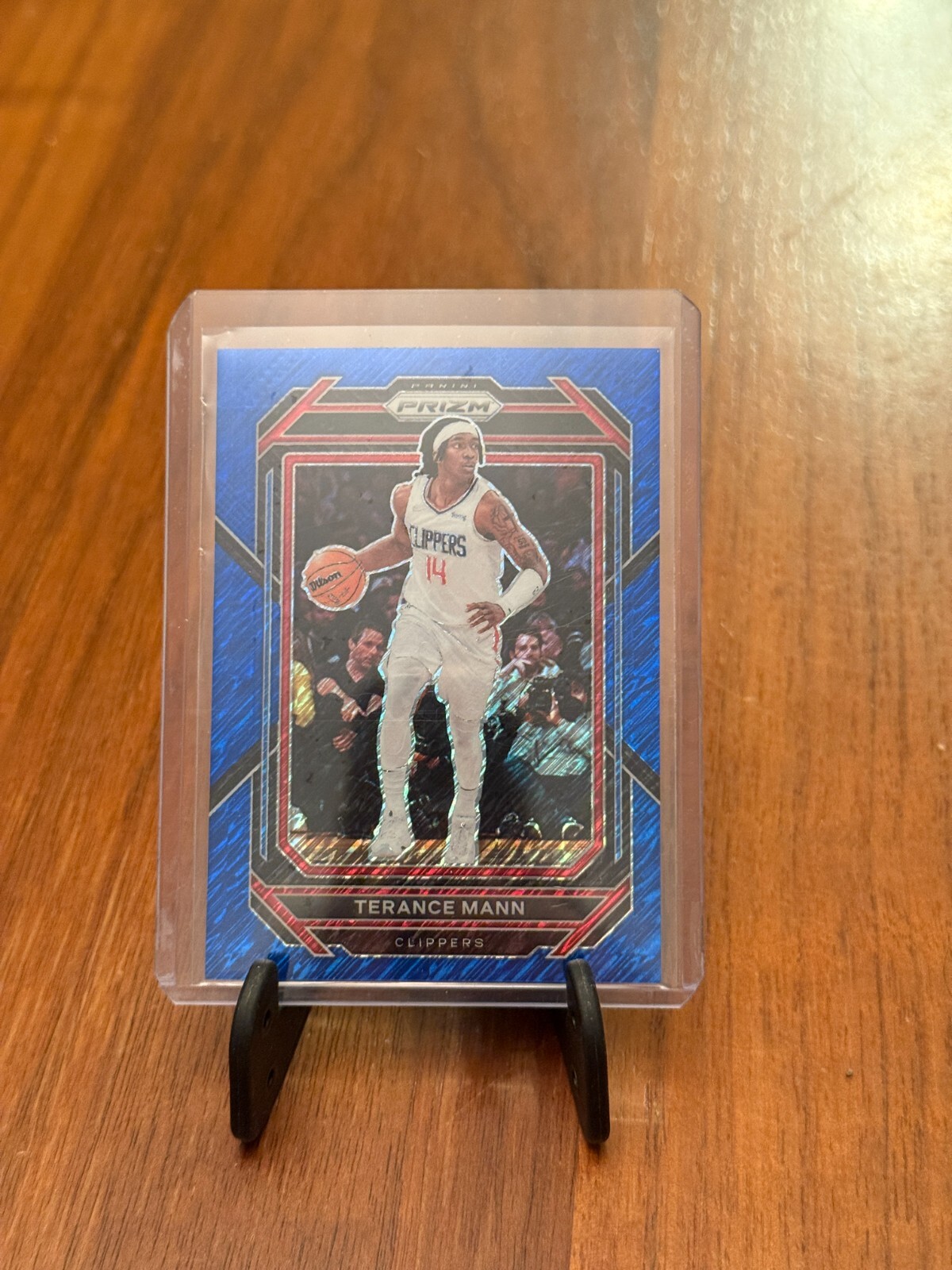 2022-23 Panini Prizm FOTL Blue Shimmer Prizm 33/35 Terance Mann #137
