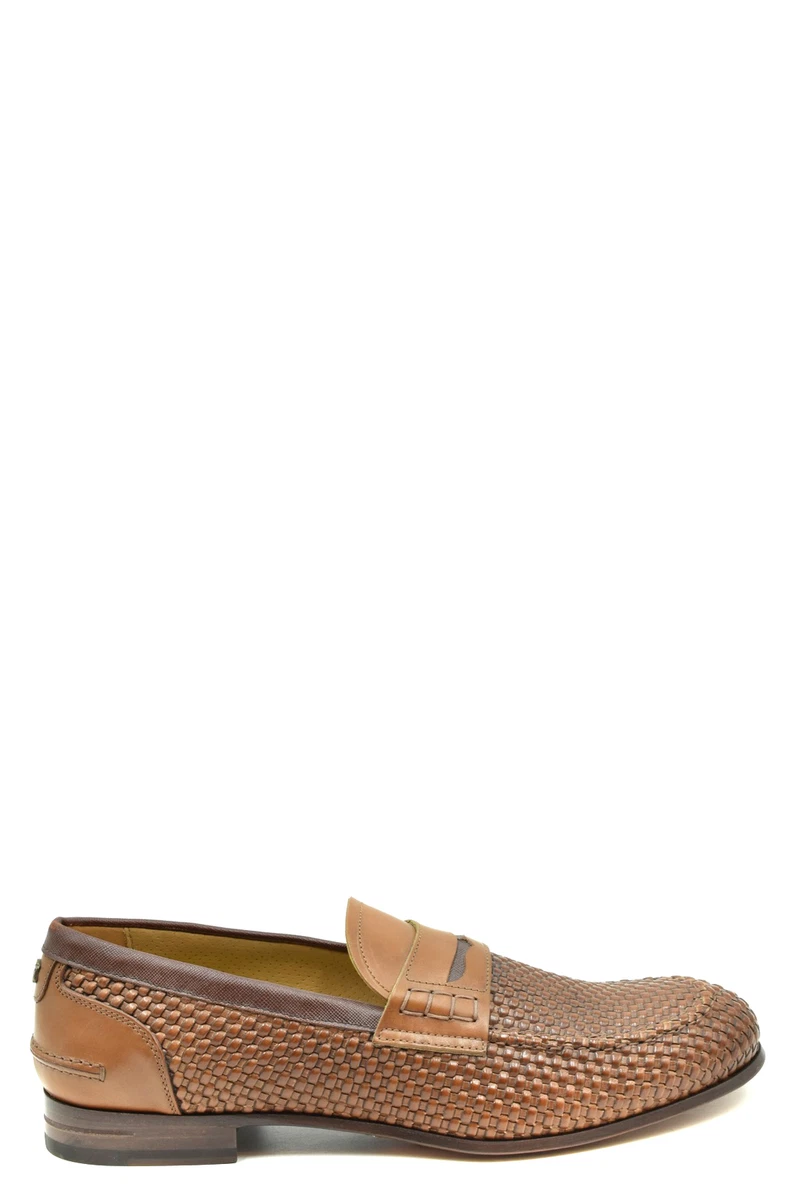 BRIMARTS scarpa uomo size Eu 42 mocassinoin pelle marrone BRS12 (insole 27 cm